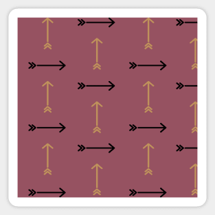 Light Pink Arrow Pattern Sticker